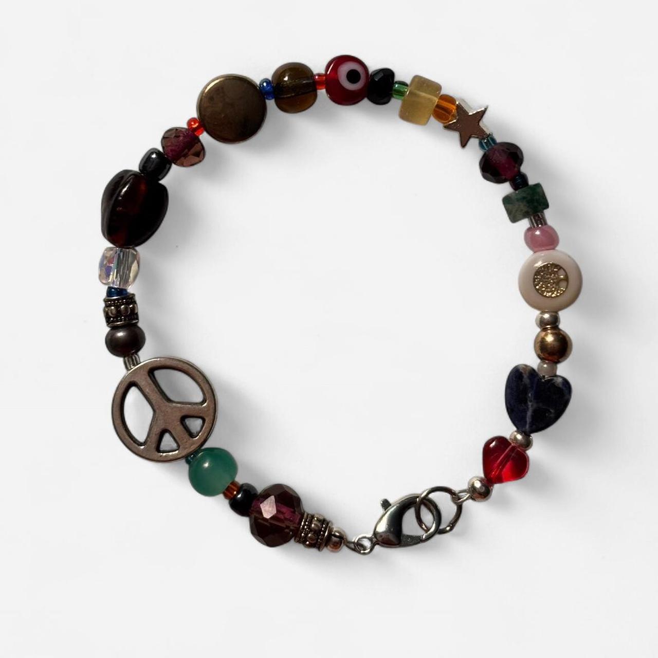 Peace and love bracelet