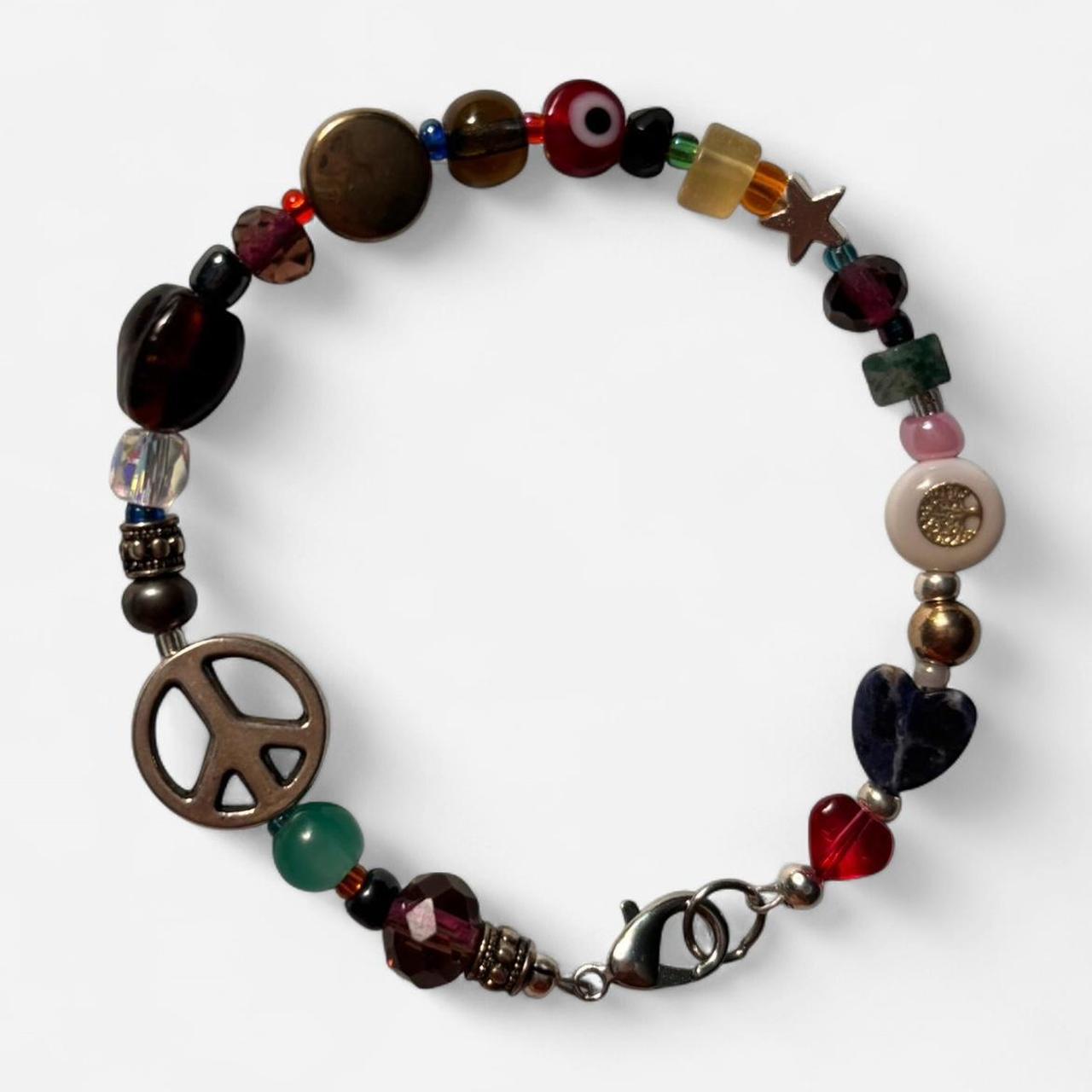 Peace and love bracelet