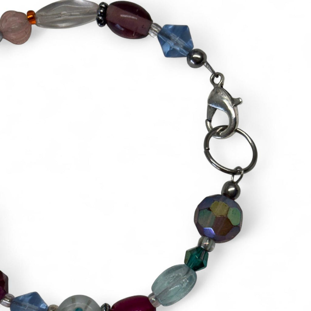 Multicolored butterfly bracelet