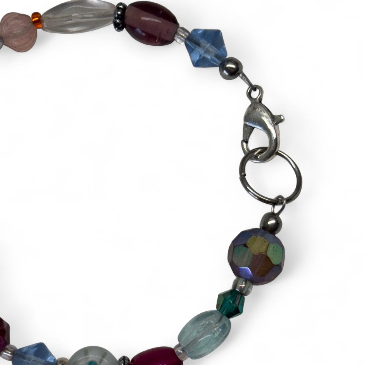 Multicolored butterfly bracelet