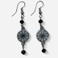 Spider web earrings