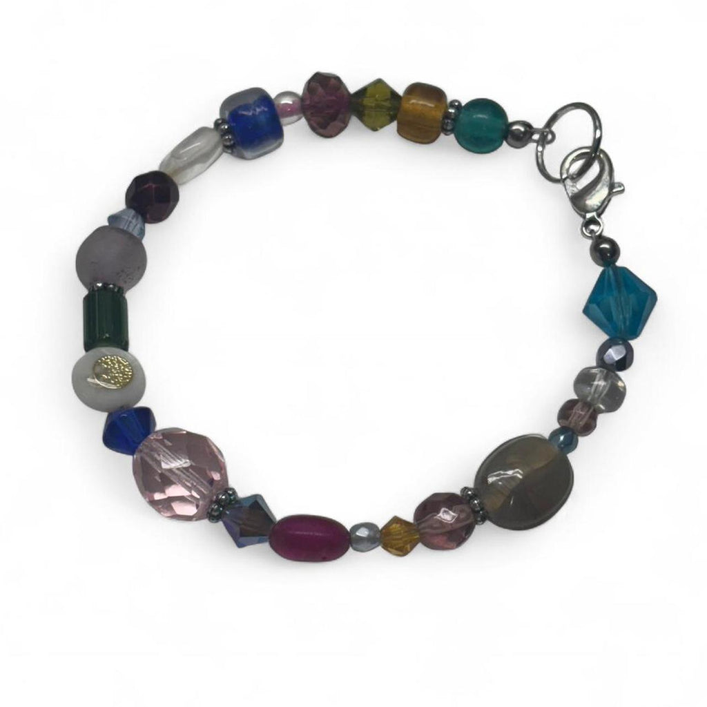 Mixed bead tree of life bracelet