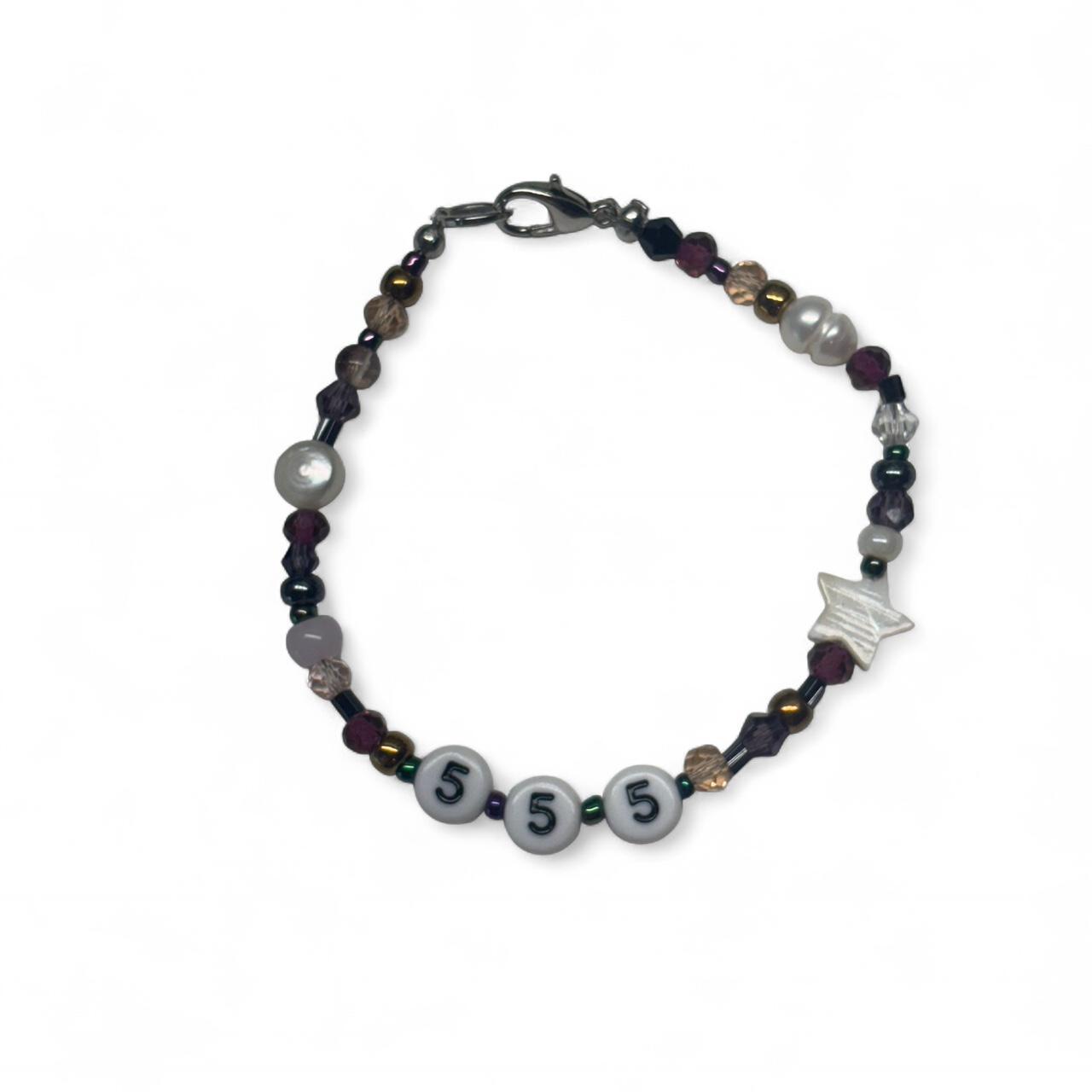 555 angel number bracelet