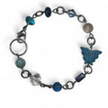 Blue butterfly bracelet