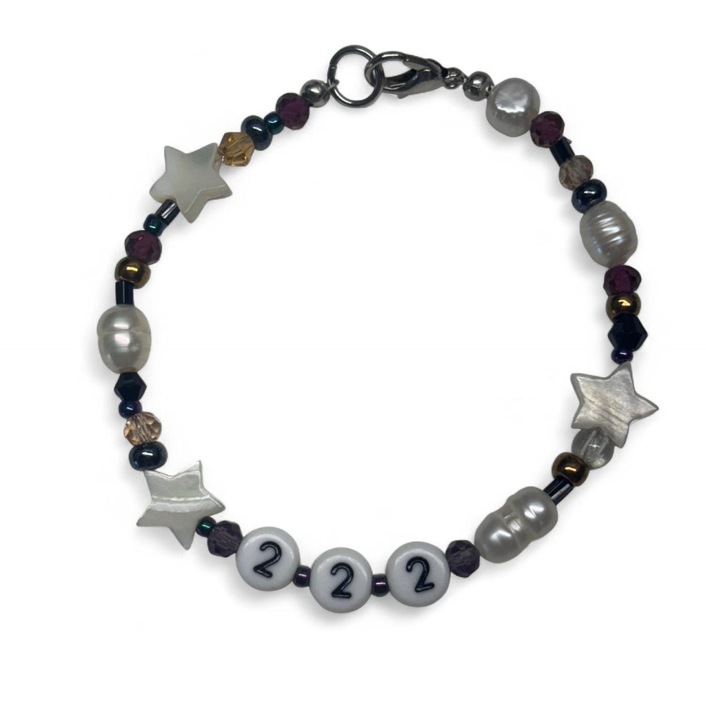 222 angel number bracelet