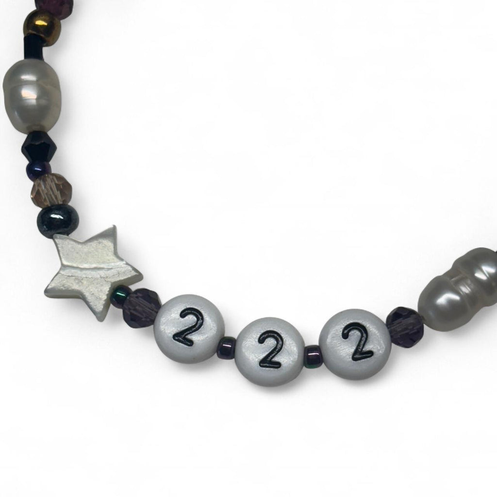 222 angel number bracelet