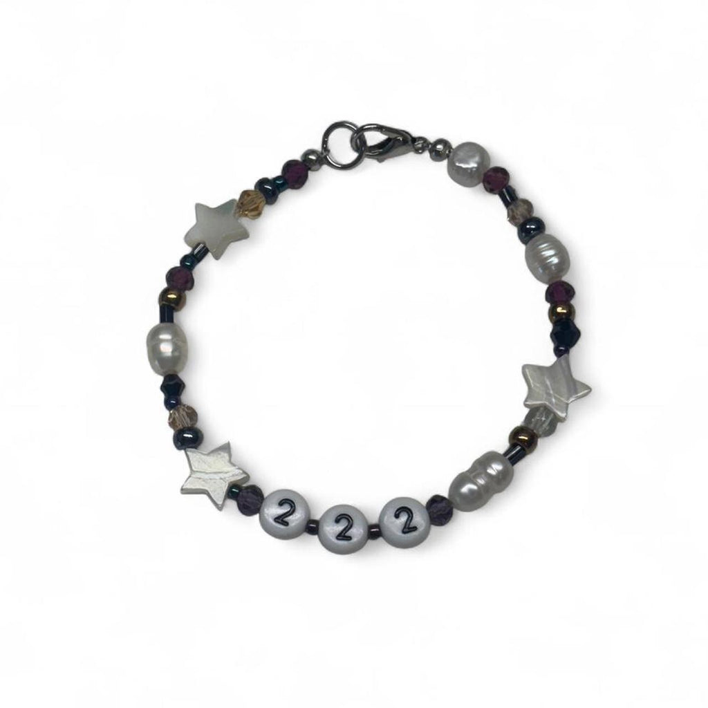 222 angel number bracelet