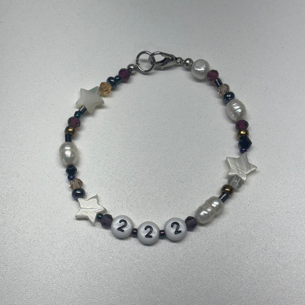 222 angel number bracelet