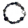 Whimsigoth mixed bead bracelet