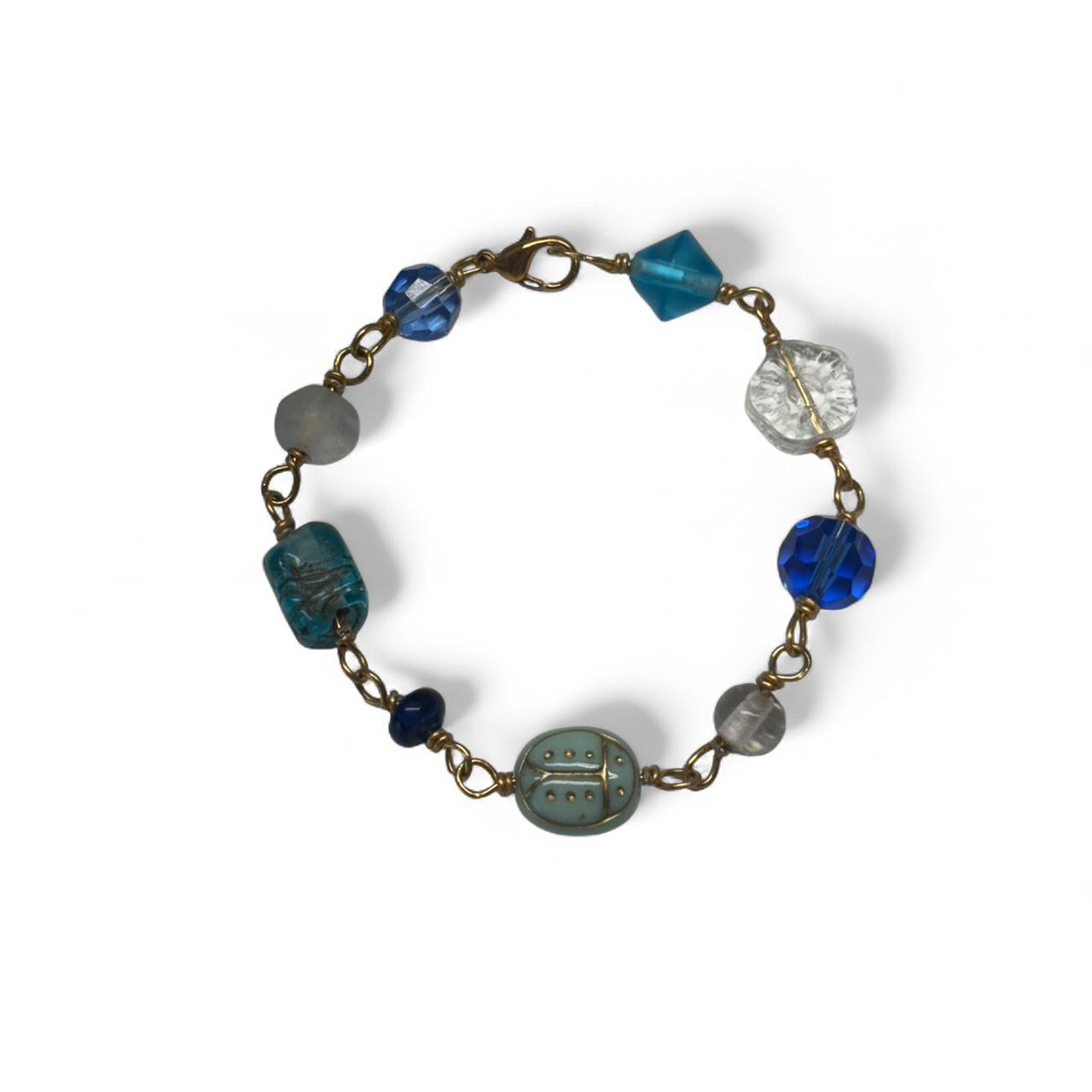 Blue Ladybug bracelet