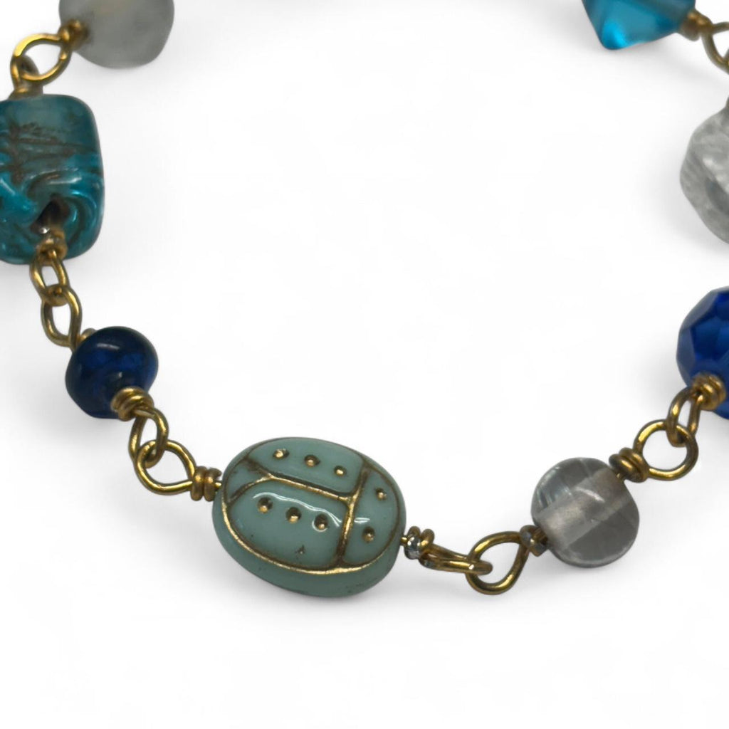 Blue Ladybug bracelet