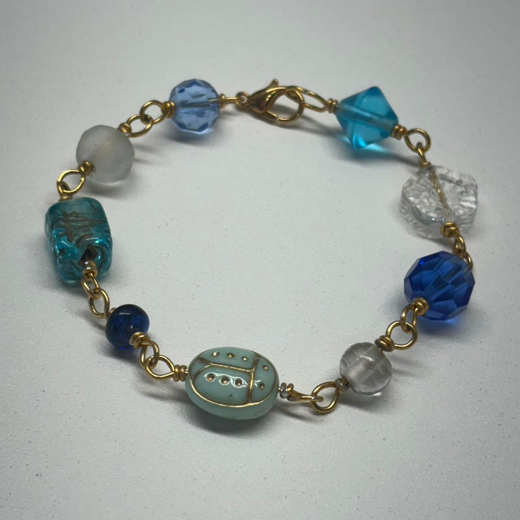 Blue Ladybug bracelet