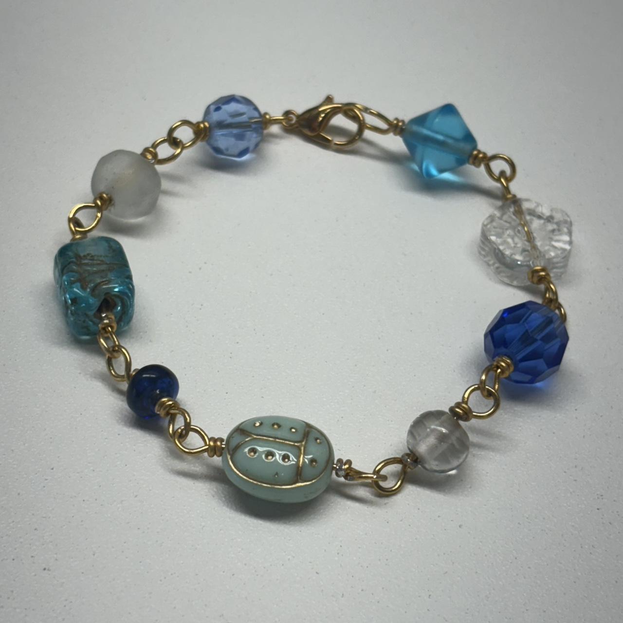 Blue Ladybug bracelet