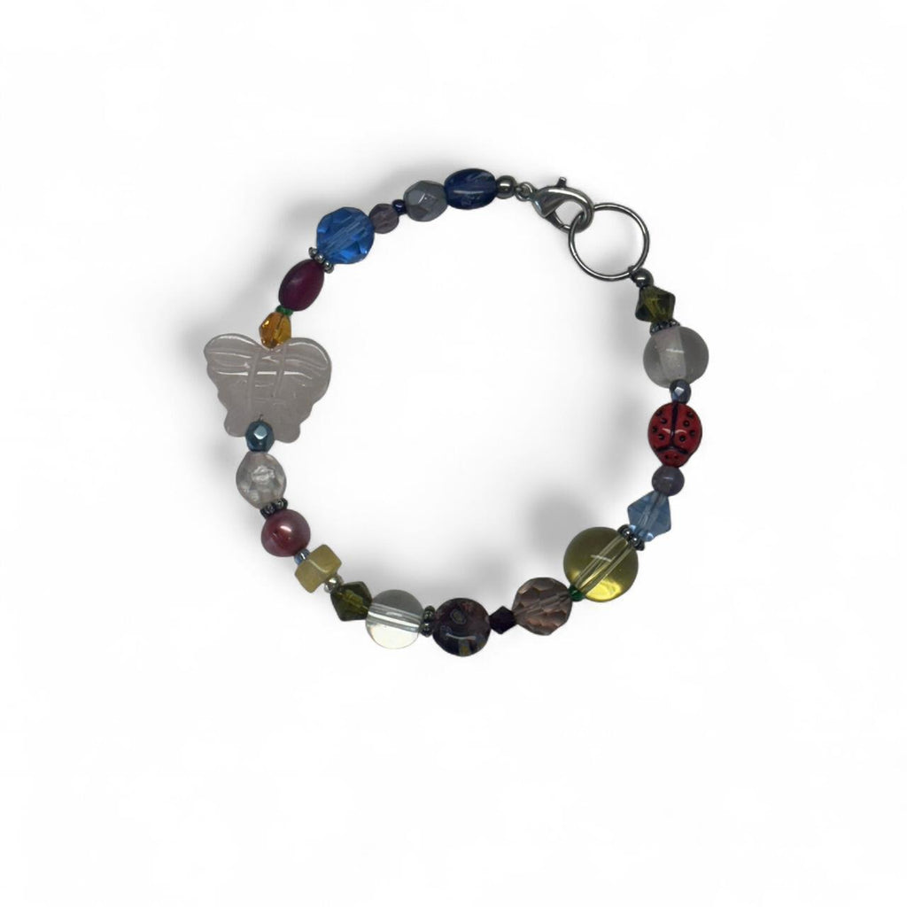 Butterfly garden bracelet