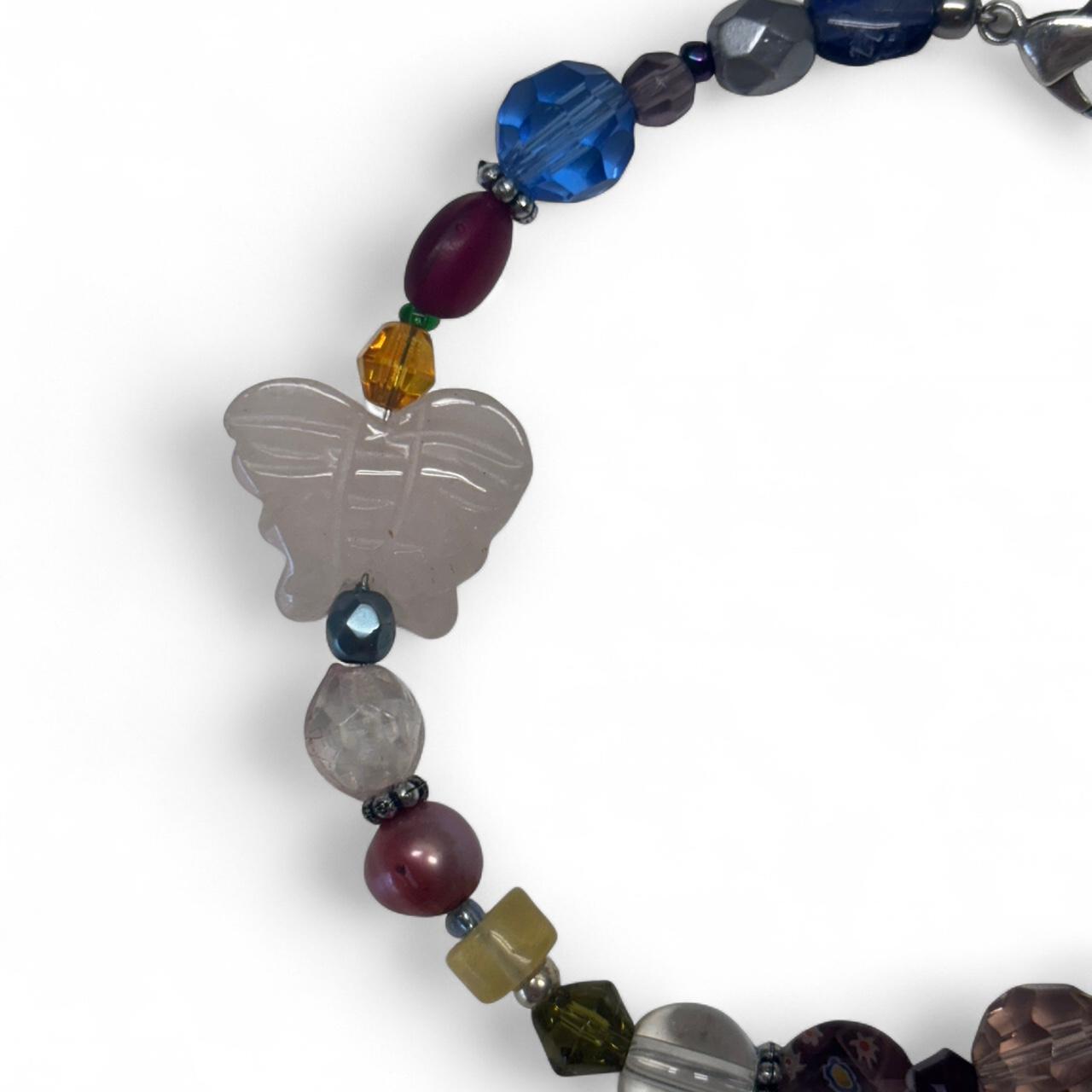 Butterfly garden bracelet