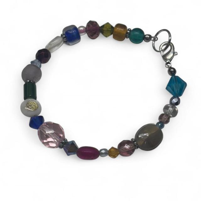 Mixed bead tree of life bracelet